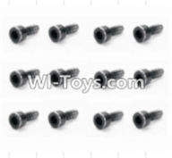 HBX 12882P ONSLAUGHT Parts-Screws Parts-Cap Head Screws(12pcs)-2X6mm Parts-S165,HaiBoXing HBX 12882P ONSLAUGHT RC Car Parts